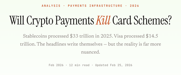 Will Crypto Payments Kill Card Schemes?